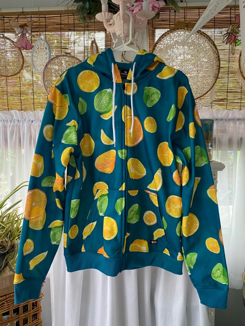 Y2K South Pole Citrus Hoodie